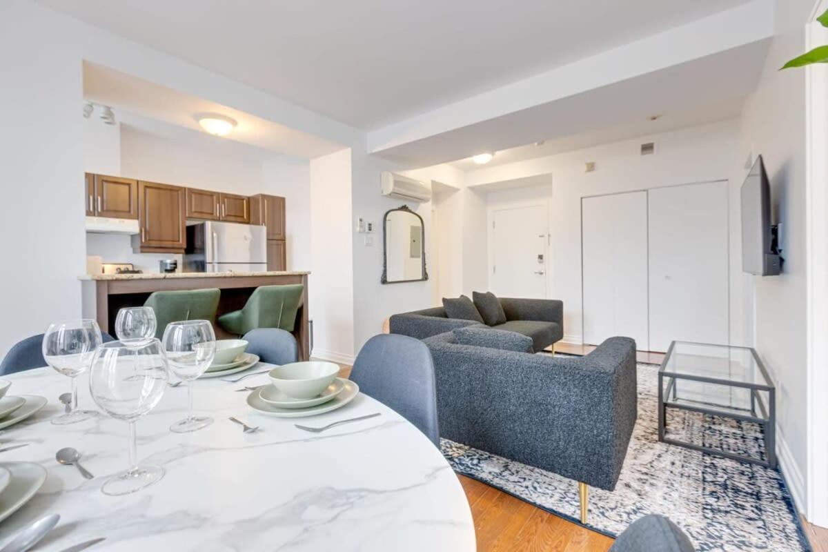 Апартаменты M11 Gorgeous Bright Corner 2Br In Heart Of Mtl Монреаль Экстерьер фото